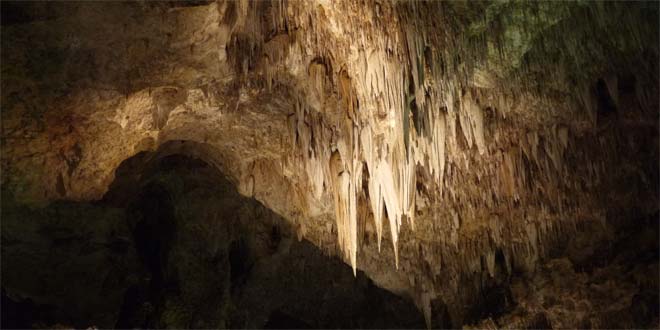 Stalactites inside the prehistoric Bastoona cave in Barzan. (Photo: Goran Sabah Ghafour) 